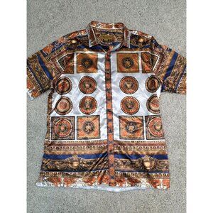 Prestige Original Men's Rayon Button-Up Shirt size Large